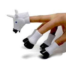 5pcs New Arrival Horse Brinquedo Finger Puppets Toy Cute Finger Puppet Story Mini Toys Dolls Gifts For Kids 2024 - buy cheap