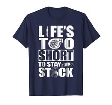 Life Is Too Short To Stay Stock T-Shirt Car Lover Tee T Shirtsummer 2019 100%  Pure Cotton Normal Custom Design Summer Tees 2024 - buy cheap