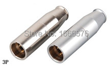 wholesale 50 pcs/lot 3 pin Male Mini XLR Audio Microphone connector -124 2024 - buy cheap