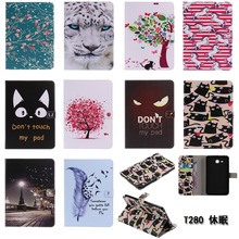 Tab A 7.0 T280 Cover PU Leather Case For Samsung Galaxy Tab A a6 7.0 T280 T281 T285 SM-T280 Cases Cover Tablet  Stand Funda #C 2024 - buy cheap