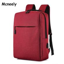 Mochila masculina para laptop, mochila de laptop com carregamento usb, da moda, unissex, para computador, casual ou para viagem 2024 - compre barato