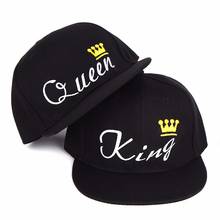 New 2019 Summer Baseball Cap KING QUEEN Crown Embroidery Snapback Hat Acrylic Men Women Gifts Lovers Hip hop Caps Adjustable 2024 - buy cheap