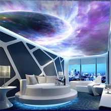 wellyu Custom wallpaper 3d обои cosmic planet Ambilight Azure wallpaper ceiling decoration painting wallpapers papel de parede 2024 - buy cheap