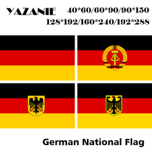 YAZANIE-Bandera de doble cara de Alemania, Alemania Oriental, emblema de águila, Bandera de halcón 2024 - compra barato