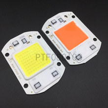 5pcs20W 30W 50W white warm white 400-840NM LED Floodlight COB Chip 110V 220V Input Integrated Smart IC Driver 2024 - buy cheap