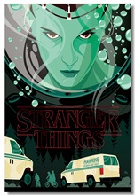 Custom Canvas Wall Mural Stranger Things TV Series Poster Stranger Things Paintings Eleven Millie Wall Stickers Wallpaper #0236# 2024 - buy cheap