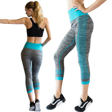 COLORFUL SERIES Womens Yoga Pants High elasticity Waist Gym Leggings Fitness Stretch Sport 7 point Pants Training Trousers 2024 - buy cheap