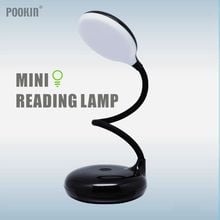 Lámpara Led de mesa portátil, recargable por USB, regulable, plegable, de escritorio, 3 niveles de brillo, luz de lectura con protección ocular 2024 - compra barato