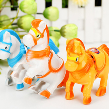 1 шт. заводная игрушечная Лошадь Животное бегущая движущаяся лошадь ретро классический заводной пластик игрушка подарок для детей 2024 - купить недорого