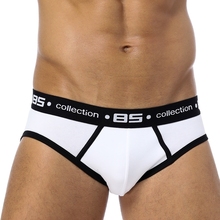 Cueca boxer masculina, roupa interior sexy para homens, respirável, cueca boxer masculina em 7 cores b106 2024 - compre barato