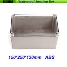 O Envio gratuito de Boa Qualidade do Material ABS Tampa Transparente caixa de interruptor à prova d' água IP66 150*250*130mm 2024 - compre barato