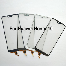 Для Huawei Honor 10 Honor10 COL-AL10 Сенсорная панель экран дигитайзер стекло сенсор сенсорная панель с Felx кабелем 2024 - купить недорого