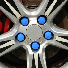 Cubierta de tornillo para ruedas de coche, material de silicona para Volkswagen Passat CC Jetta, Lavida Golf GTI Scirocco polo tiguan 2024 - compra barato