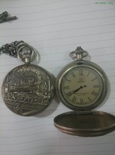 Часы из латуни и стекла старой династии Цин Механические карманные часы, серебро, паровой поезд, могут работать, с отметкой, бесплатная доставка 2024 - купить недорого