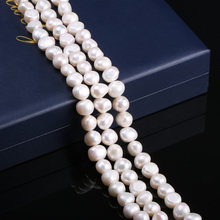 100% Natural Freeform Freshwater Cultured Pearls Beads DIY Beads for Jewelry Making DIY Strand 14 Inches Size 11mm-12mm 2024 - buy cheap