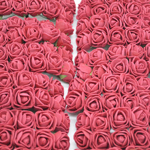 144pcs/lot 2cm Decorative Teddy Bear Rose PE Foam Artificial Flower Bouquet For Home Wedding Decoration DIY Wreath Fake Flower 2024 - buy cheap