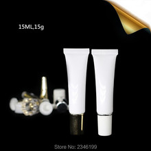 15ML,15g 100pcs/Lot,White Cosmetic Soft Tube BB CC Container Eye Cream Hand Cream Bottle Essence Ointment Empty Packing Tube 2024 - buy cheap