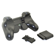 Беспроводной игровой контроллер 2,4g, геймпад 2,4 ГГц, джойстик, игровой джойстик для PS2 dualshock для Playstation2 PS 2 2024 - купить недорого