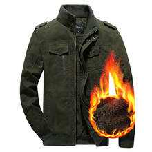 Jaqueta grossa masculina de algodão, casaco de inverno com gola alta, grosso e de algodão, frete grátis, 2018 2024 - compre barato