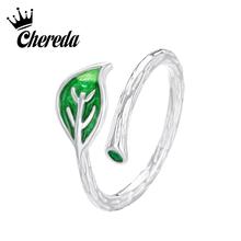 Женское Винтажное кольцо Chereda, регулируемое кольцо на палец с мелким растением, классические украшения для свадьбы 2024 - купить недорого