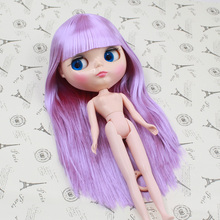 Muñeca blyth, pelo morado, ksm, piel 1209090 natural 2024 - compra barato