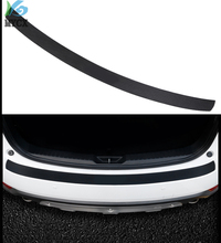 For Mazda CX-5 CX5 Accessories car Trunk Protection board Rearguards Rear Bumper leather Carbon fiber Stickers 2012-2019 2024 - buy cheap