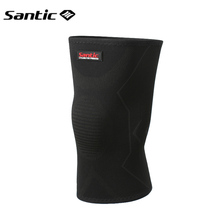 Santic-Protector de rodilla para hombre y mujer, Protector de rodilla de alta rodillera, manga elástica, senderismo, escalada, deportes, Rodilleras de Seguridad, 1 pieza 2024 - compra barato