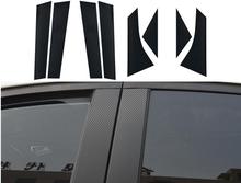 Car Window Pillars Decal Stickers Trim fit for Ford Focus 2012 2013 2014 2015 2016 Carbon Fiber Sticker 8pcs per set Car-styling 2024 - buy cheap