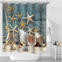 Cortinas de banho estampadas de alta qualidade, decoração de banheiro com ganchos, produtos à prova d'água, novo, 2019 2024 - compre barato