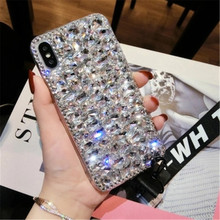 For Xiaomi 9 8 lite MIX3 MAX 3 6X For Redmi 7 6A 5 plus Note 7 6 5 pro phone case rhinestone female luxury with diamond Cover 2024 - buy cheap