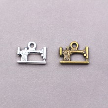 14PCS Hot sell alloy charms Sewing Machine Charms Sewing Machine pendant  for DIY Jewelry Making 2024 - buy cheap