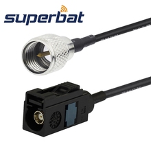 Superbat Fakra A Jack to Mini-UHF Plug Coaxial Pigtail Cable for CB Radio Motolora Baofeng Kenwood RG174 20cm 2024 - buy cheap