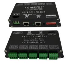 12 каналов DMX декодер RGB DMX512 Контроллер полос, вход, светодиодный светильник, диммер 60A для rgb rgbw 2024 - купить недорого