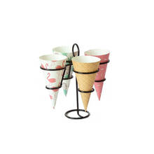 3 вида стилей черный железный держатель конуса для мороженого стандартная сверхмощная стойка для выпечки кексов 2024 - купить недорого