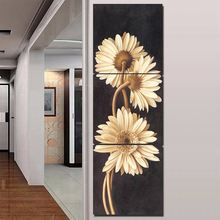 Модульная Картина на холсте HD, 3 шт., абстрактная картина маслом, цветок, настенные художественные плакаты, принты для гостиной, Декор для дома 2024 - купить недорого