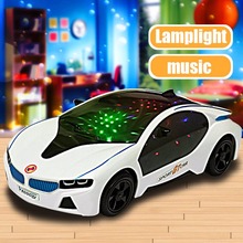 Cool LED Light Music Electric Flashing Cars Toys Universal For Children Early Educational Sound Car Toys Boys New Year Gift 2024 - buy cheap