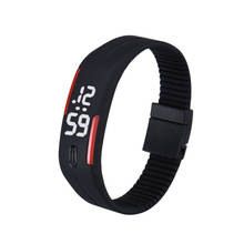 2018 Mens Womens Rubber LED Watch Date Sports Bracelet Digital Wrist Watch relogio masculino relogio feminino  #D 2024 - buy cheap