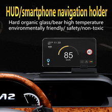 Universal H6 Smartphone Projector HUD Head Up Display Holder Car GPS Navigator Car Mount Stand Phone Holder Black Non-slip Mat 2024 - buy cheap