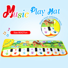 Estera de Paly Musical para bebé, 90x27cm, juguete ajustable con sonido de voz de Animal, instrumentos musicales, juguete para regalo educativo para niños 2024 - compra barato