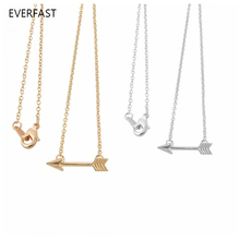 Wholesale 10pc/lot Romantic Cupid's Arrow Necklaces & Pendants Simple Charm Statement Tool Necklace Jewelry For Women Girls 2024 - buy cheap