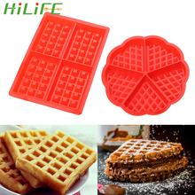 HILIFE High-temperature Baking Heart Shape Silicone Waffle Mold Cake Mould Non-stick Kitchen Bakeware 2024 - buy cheap
