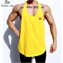 Seven Joe-Camiseta sin mangas de musculación para hombre, chaleco deportivo de color negro, a la moda, para gimnasio, gran oferta 2024 - compra barato