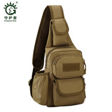 Mochila táctica de nailon para hombre, morral de un solo hombro, resistente al agua, informal, a la moda, militar, de alta calidad 2024 - compra barato