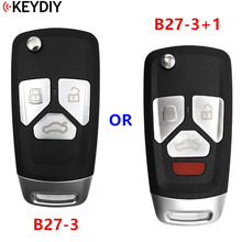 KEYECU KEYDIY Универсальные пульты KD серии B B27-3 или B27-3 + 1 для Audi типа для KD900 KD900 + URG200 + KD-X2 2024 - купить недорого