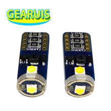 100pcs T10 W5W Canbus 3 SMD 3030 LED 2W no Error 501 Car Lights Auto Marker Lamp Wedge Tail Side Bulb 6000K White Yellow Red 2024 - buy cheap