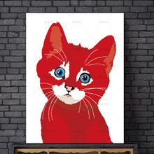 Canvas Painting Wall art Picture decor poster canvas painting Wall art art prints on cartoon animal Picture home decor no frame 2024 - buy cheap