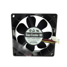 Ventilador de refrigeración de chasis de 80mm, 8025, 12V, 0.38A, 9A0812EG401, bola doble de 80x80x25mm, nuevo 2024 - compra barato