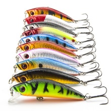 3D Eyes Minnow Fishing Lure 7CM 8.5G 6# Hooks Wobbler Floating Crankbait Artificial Japan Hard Bait Swimbait Tackle 2024 - buy cheap