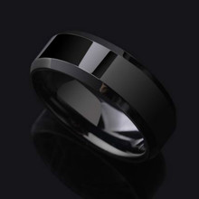 1 шт. модное Гламурное титановое кольцо золотые антиаллергенные гладкие Простые Свадебные Кольца для пар бижутерия для мужчин или женщин подарок 2024 - купить недорого