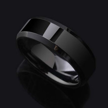 Anillo de titanio de Glamour a la moda para hombre o mujer, sortija de oro antialérgico, sencillo y liso, bisutería para parejas, regalo, 1 Uds. 2024 - compra barato